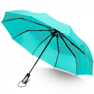 Markkinointilahjoja tuulenpitävällä sytyttimellä 10ribs 3 taittuvaa aurinko- ja sateenvarjoa