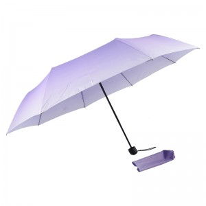 Luova edistäminen 21 tuuman kansi sateenvarjo väriä vaihtava kaltevuus sateenvarjo