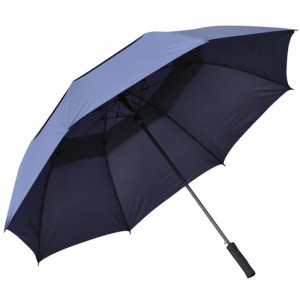 Automaattinen avoin sateenvarjo räätälöityllä kaksikerroksisella golfvarjolla