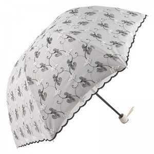 2019 uuden tyylin sateenvarjo manuaalisesti avoin toiminto 3 taitto sateenvarjo